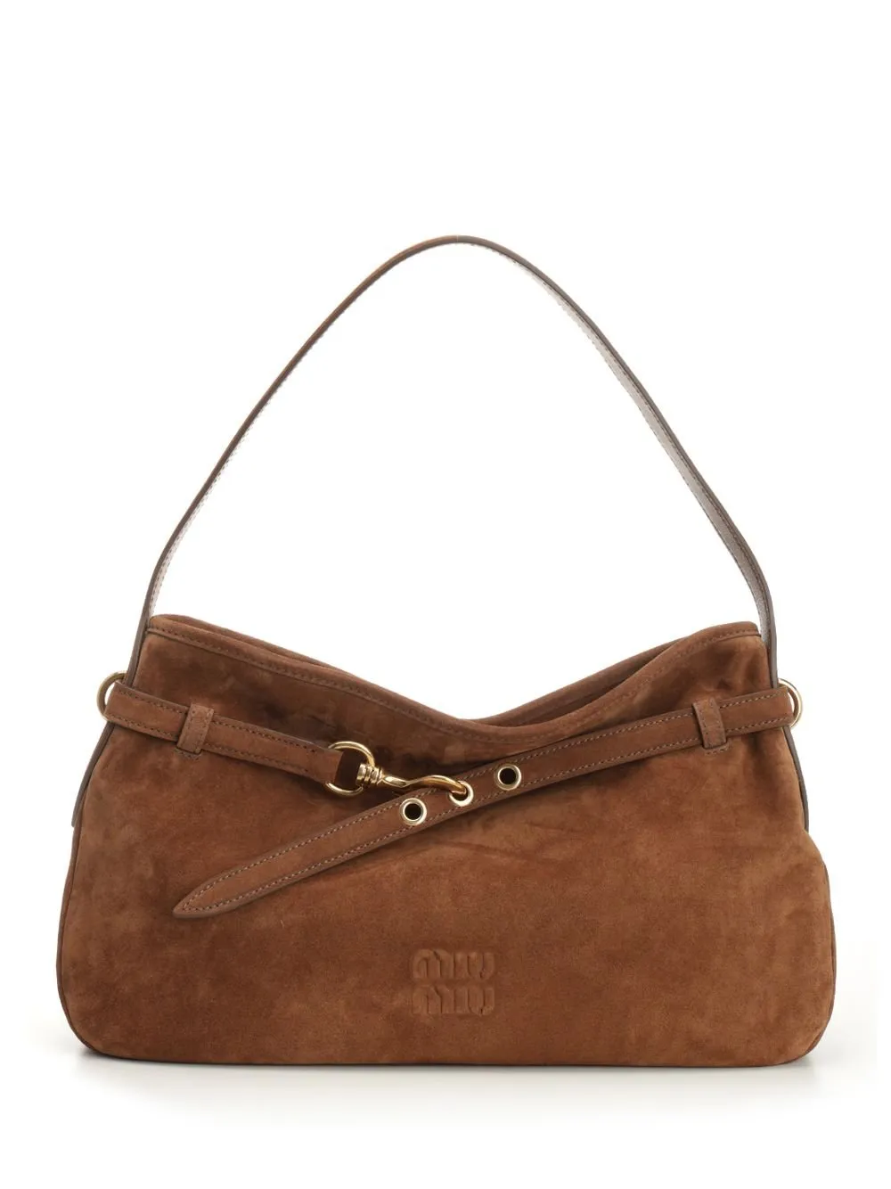 Miu Miu Aventure Zipped Shoulder Bag
