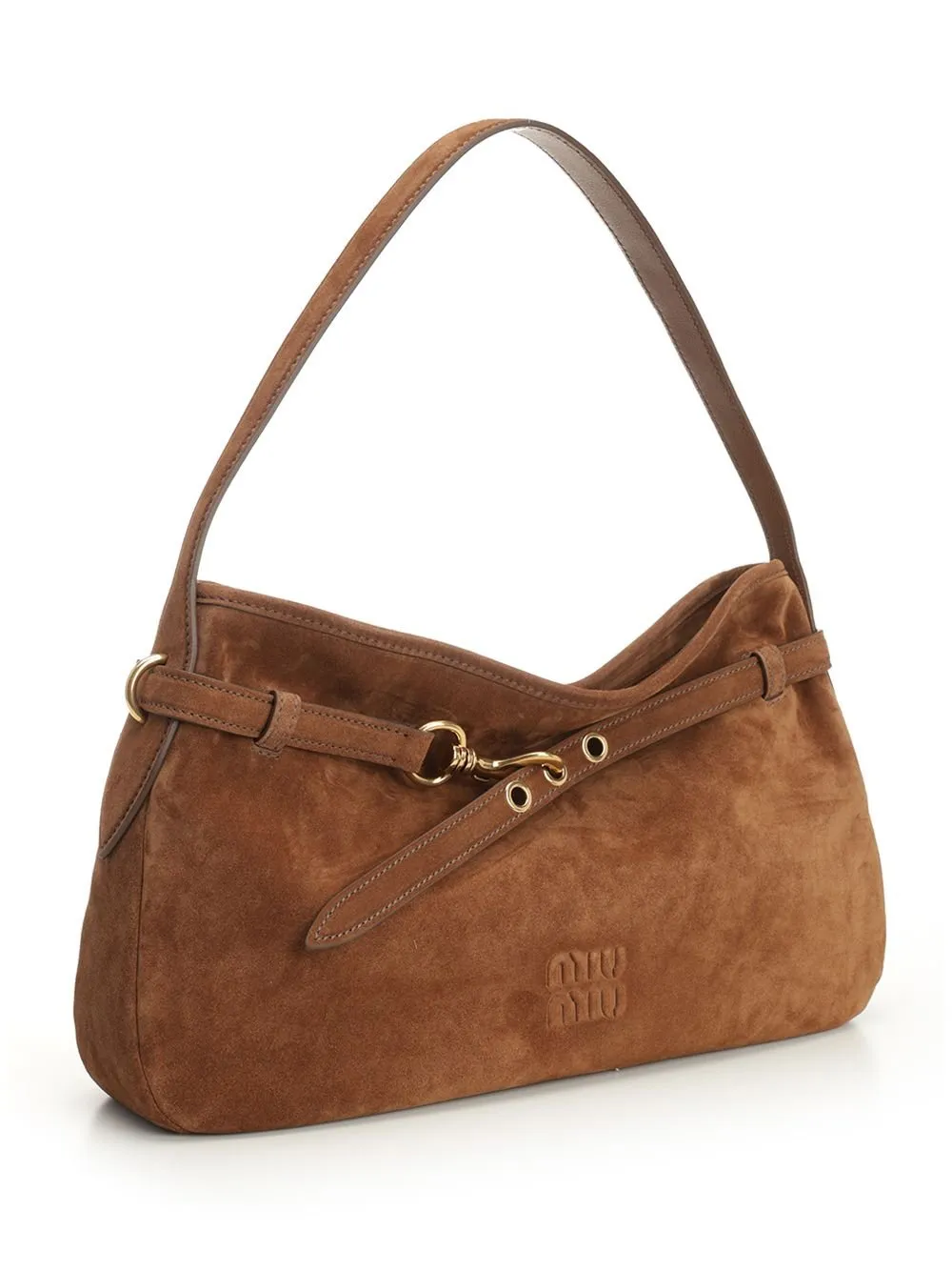 Miu Miu Aventure Zipped Shoulder Bag