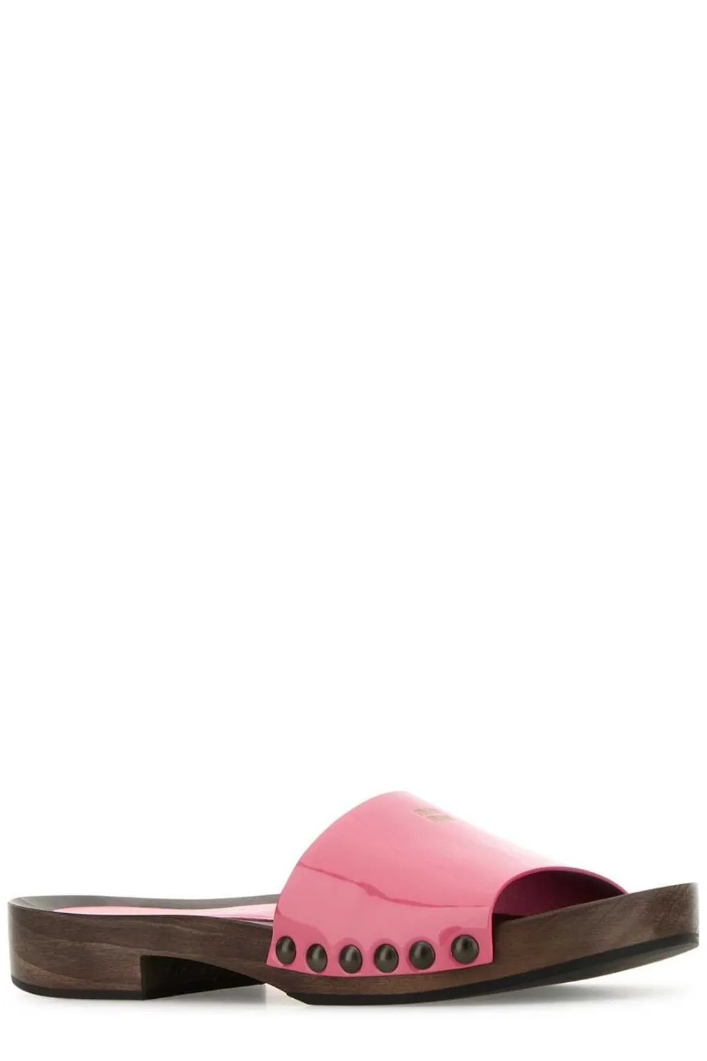Miu Miu Logo-Printed Slides