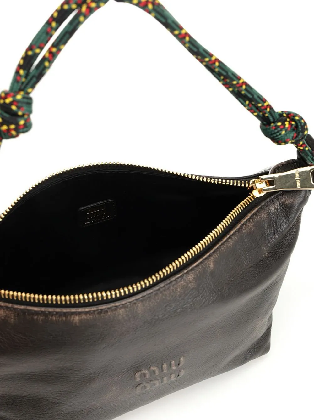 Miu Miu Logo-Embossed Zipped Pouch