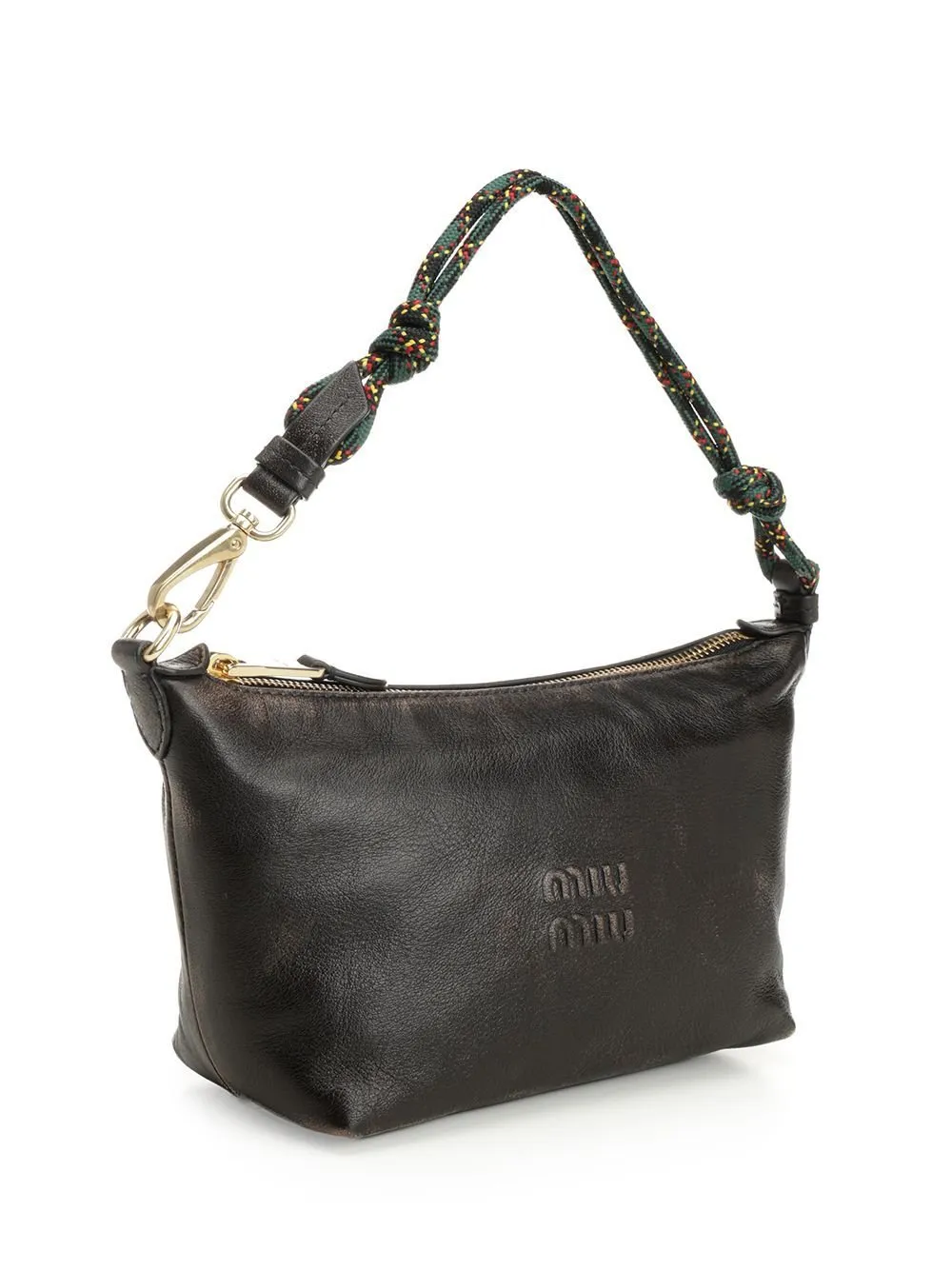 Miu Miu Logo-Embossed Zipped Pouch