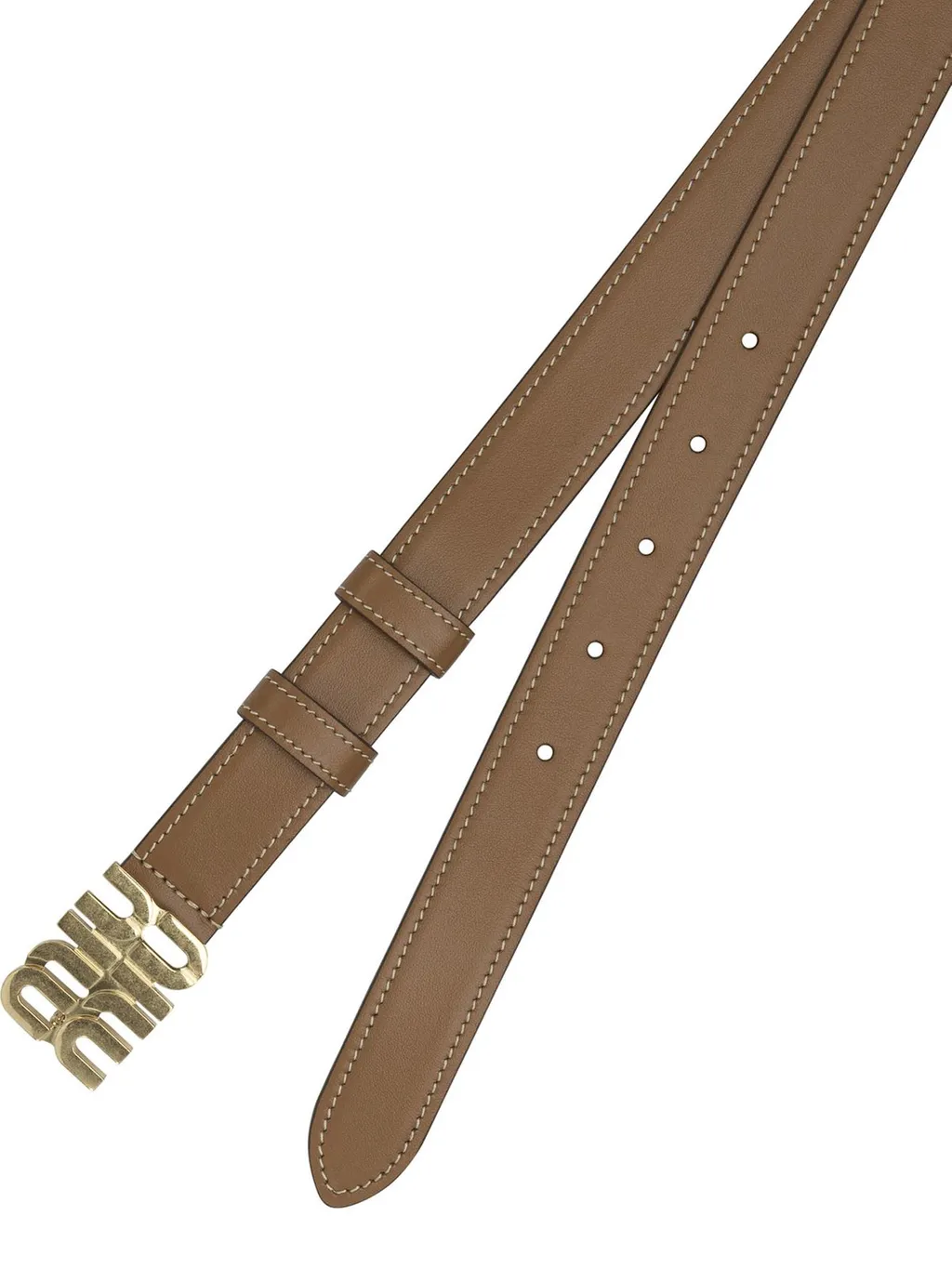 Miu Miu Logo-Lettering Buckle Belt