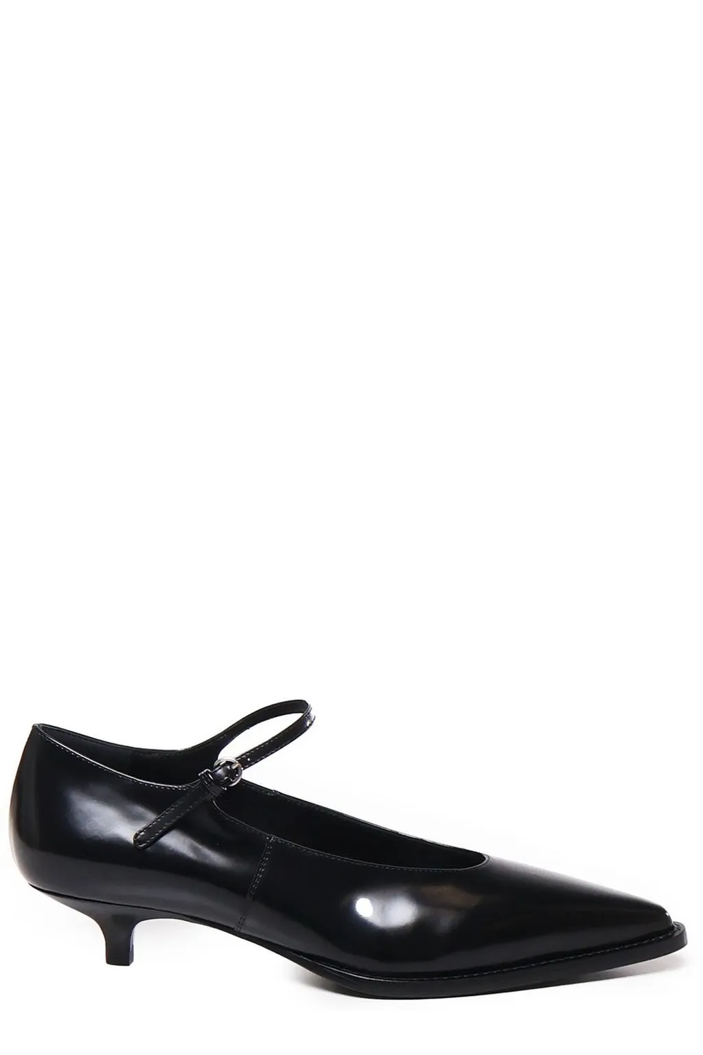 Miu Miu Buckle-Fastened Pointed-Toe Pumps