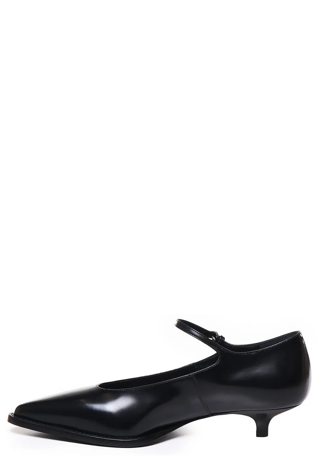 Miu Miu Buckle-Fastened Pointed-Toe Pumps