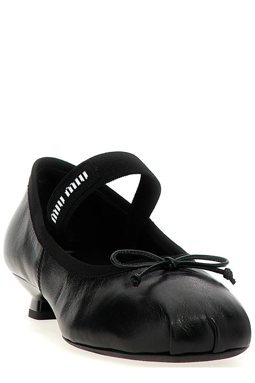 Miu Miu Bow-Detailed Ballet Pumps
