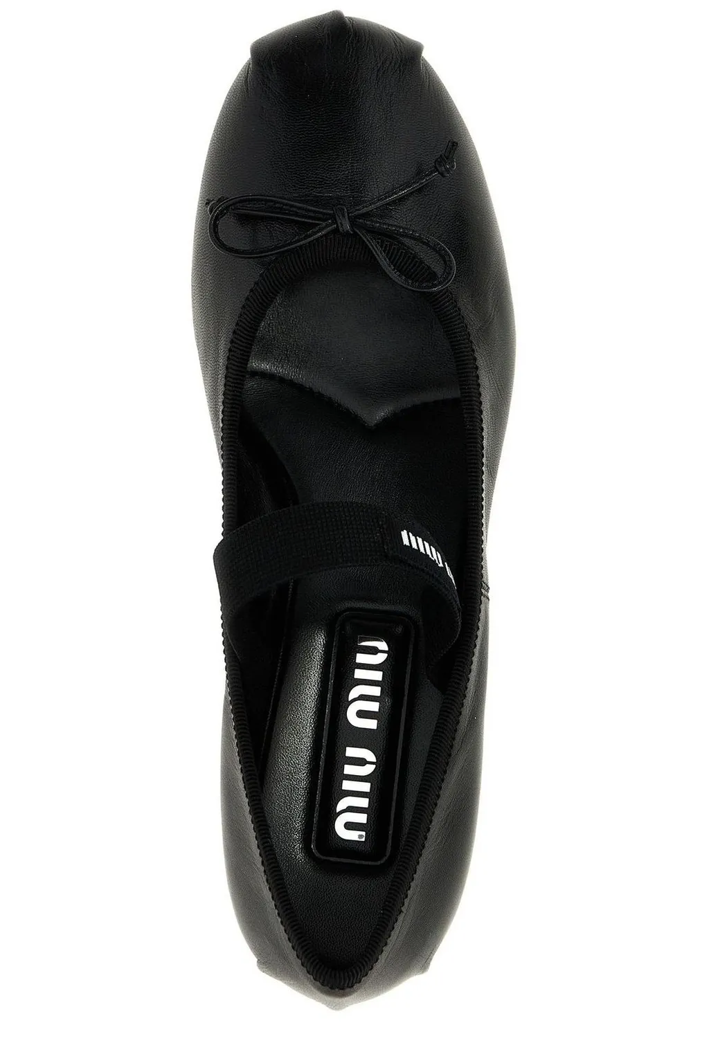 Miu Miu Bow-Detailed Ballet Pumps