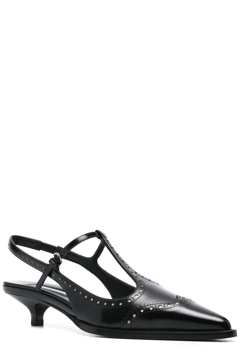 Miu Miu Slingback T-Strap Pumps