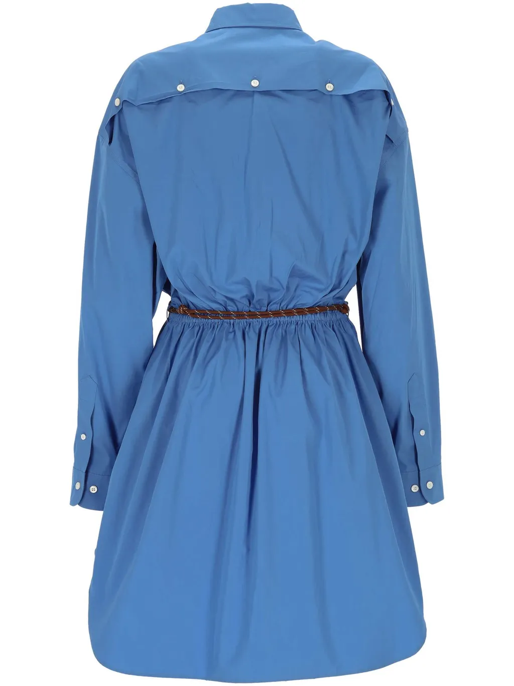 Miu Miu Periwinkle Poplin Dress