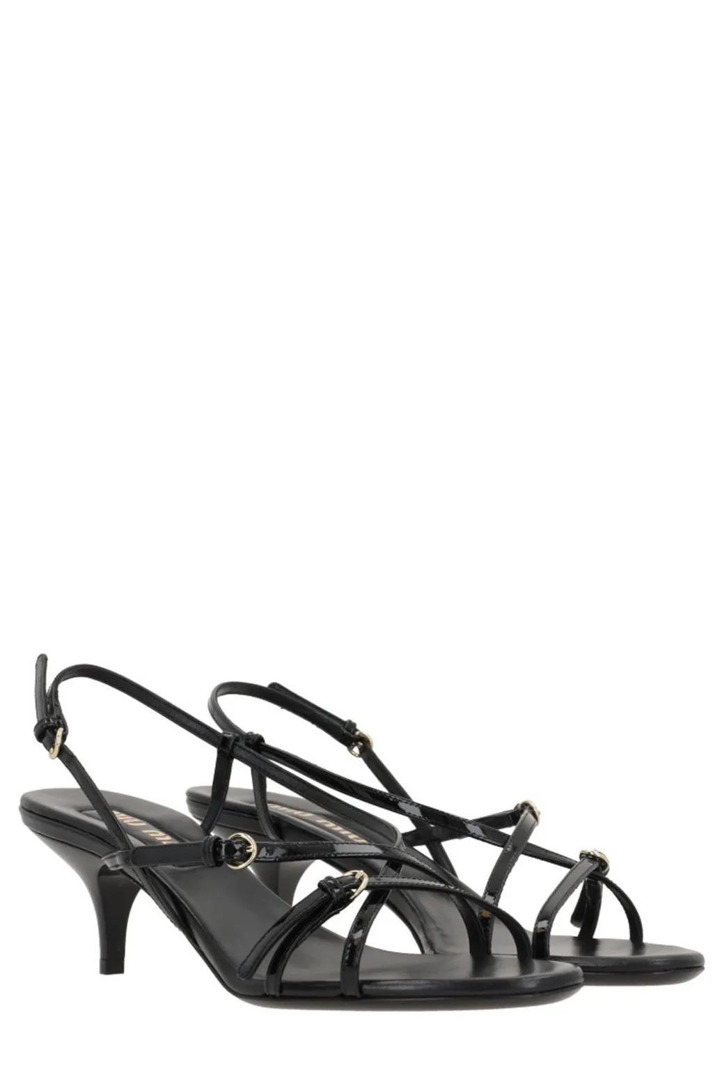 Miu Miu Heeled Slingback Sandals