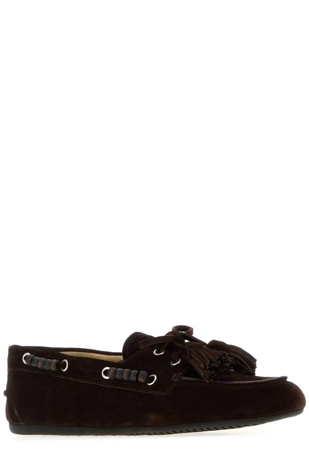 Miu Miu Tassel-Detailed Slip-On Loafers