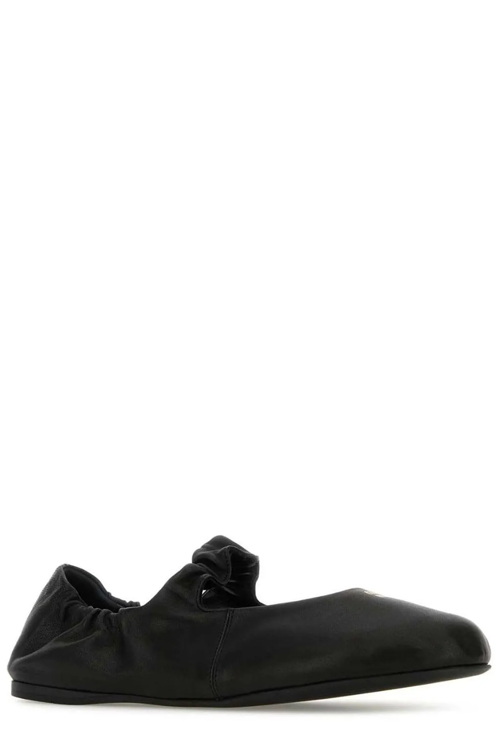 Miu Miu Logo-Detailed Ballet Flats