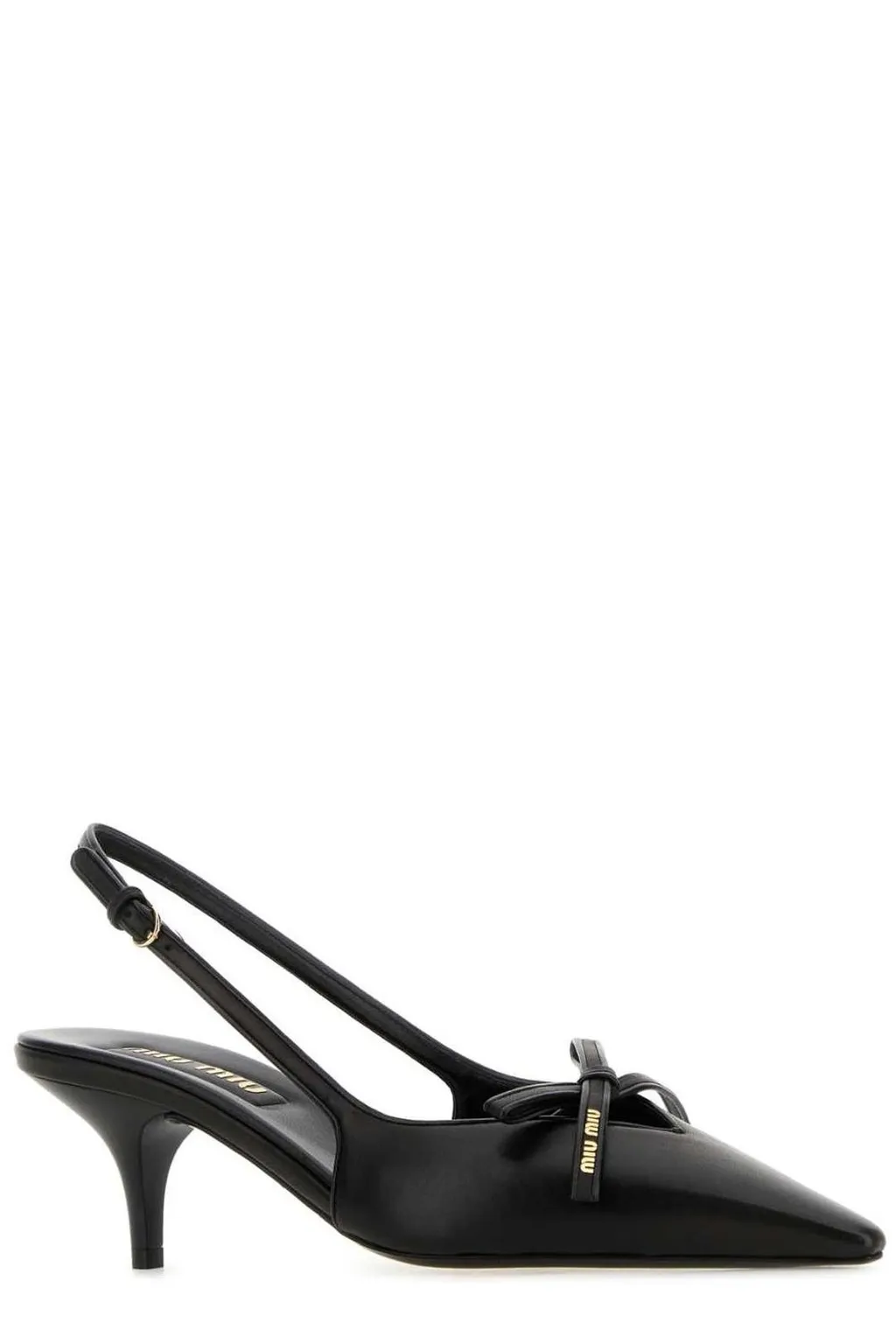 Miu Miu Pointed-Toe Slingback Pumps