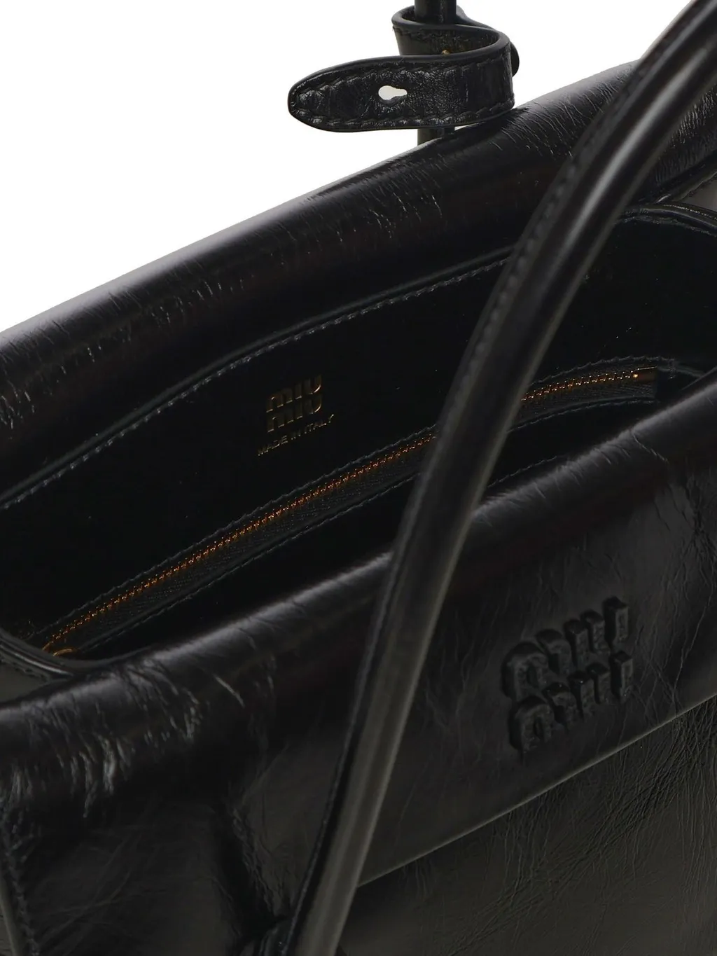 Miu Miu Logo-Detailed Tote Bag