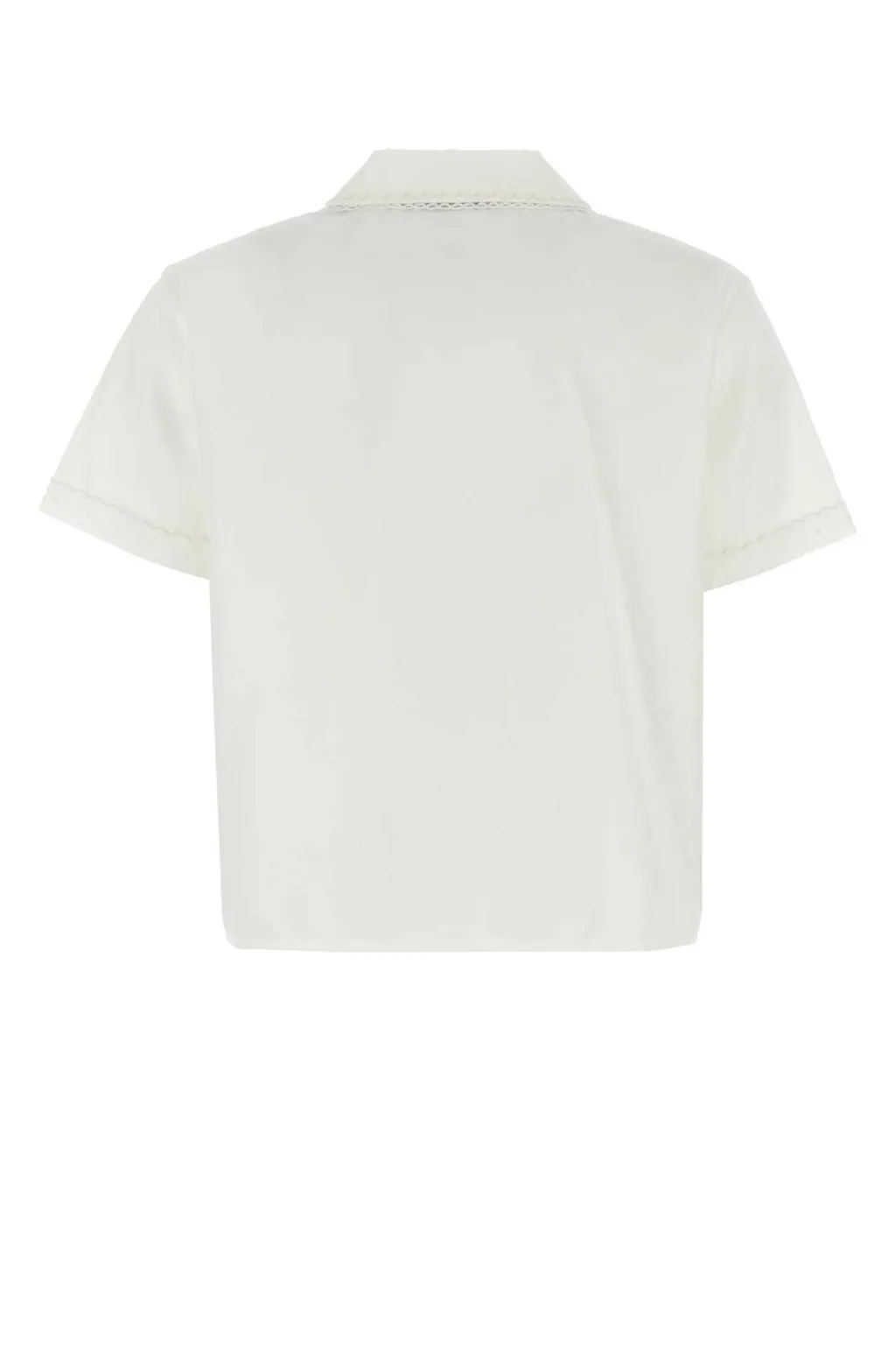 Miu Miu Short-Sleeved Button-Up Shirt