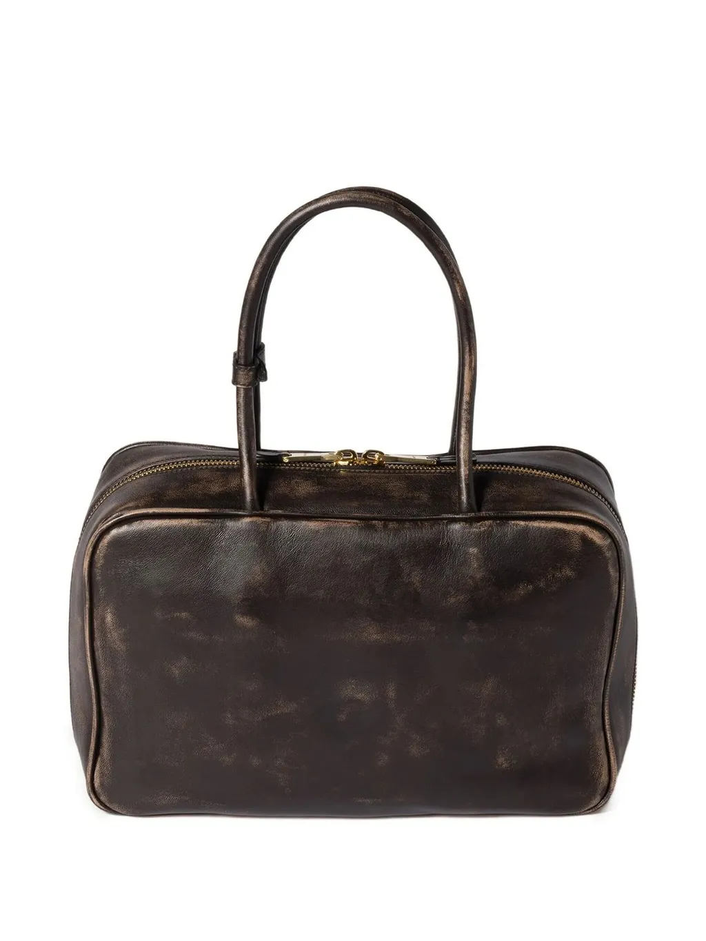 Miu Miu Logo-Embossed Zipped Handbag