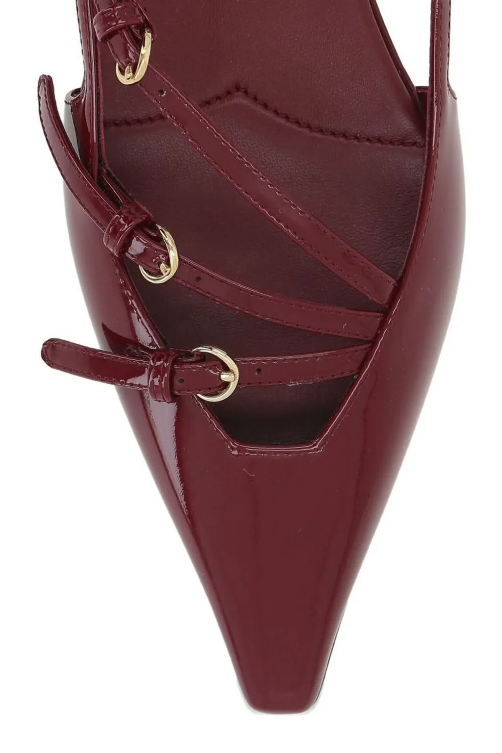 Miu Miu Pointed-Toe Slingback Ballerinas
