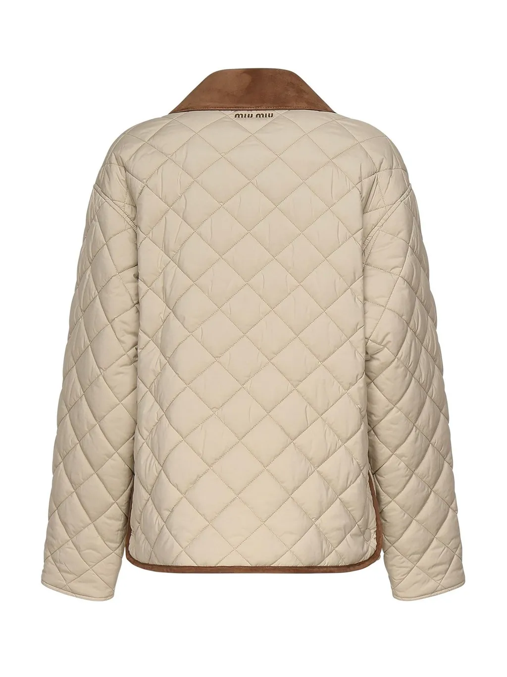 Miu Miu Quilted Button-Up Jacket