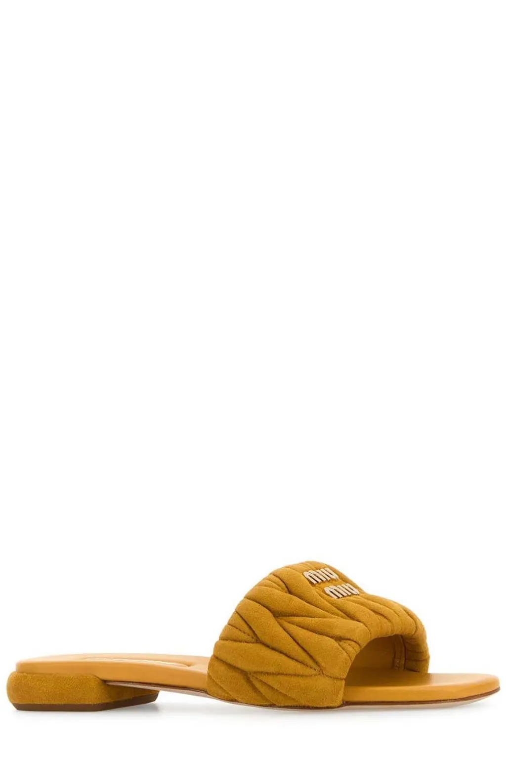 Miu Miu Open-Toe Slip-On Sandals