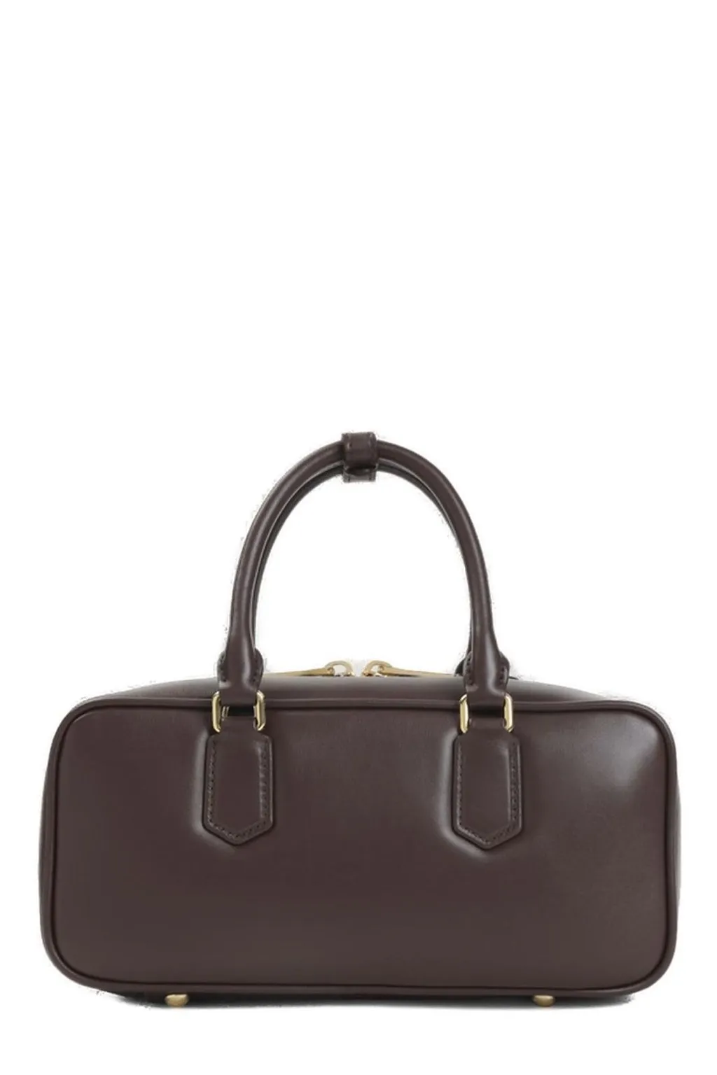 Miu Miu Arcadie Logo Embossed Tote Bag