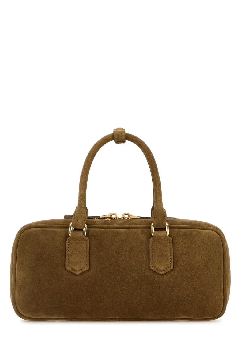 Miu Miu Arcadie Logo Embossed Tote Bag