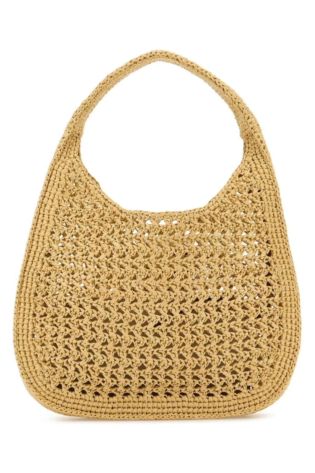 Miu Miu Logo-Embroidered Woven Shopping Bag
