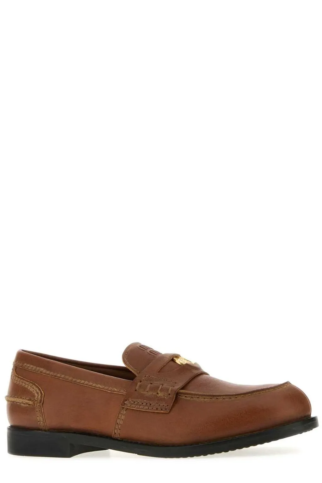 Miu Miu Embossed Loafers