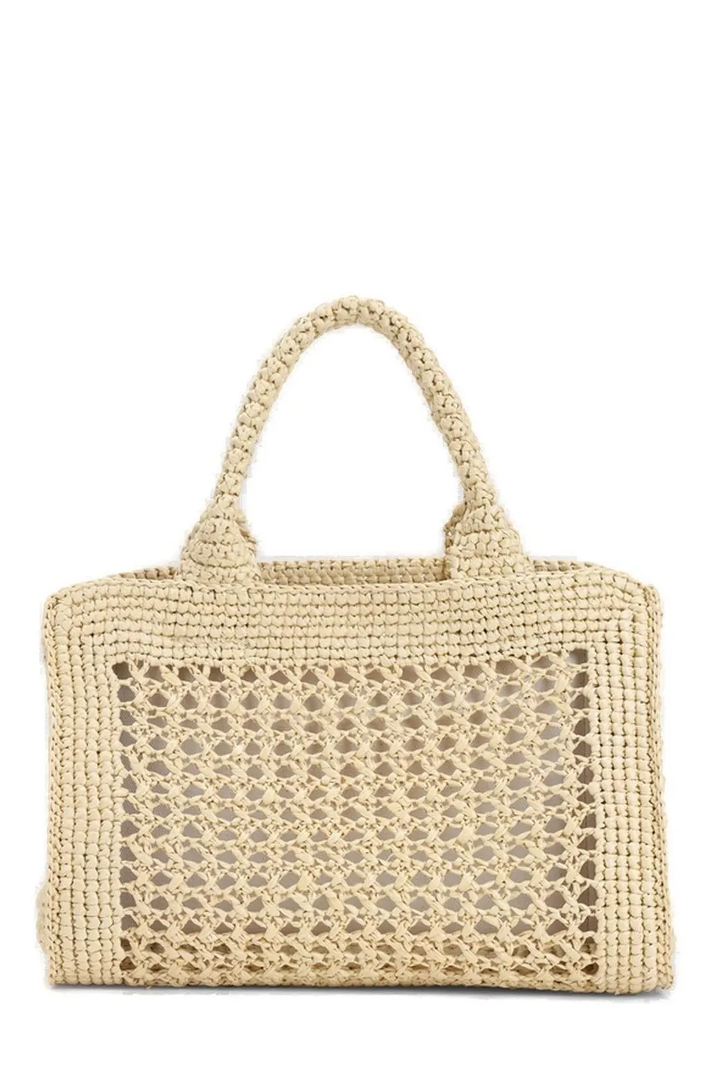 Miu Miu Crochet-Knitted Top Handle Bag
