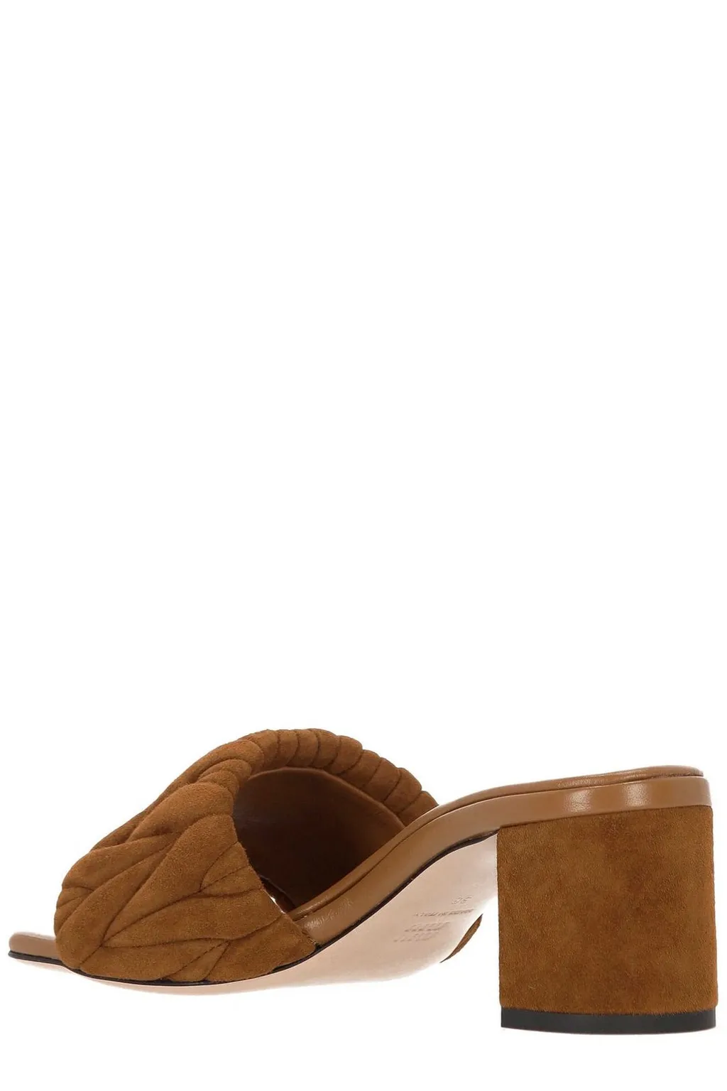 Miu Miu Logo-Lettering Slip-On Sandals