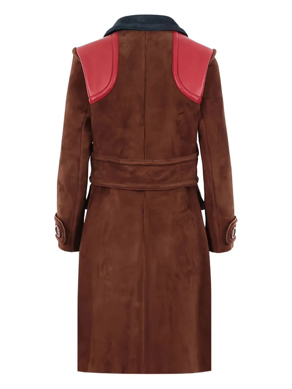 Miu Miu Floral-Patch Button-Up Coat
