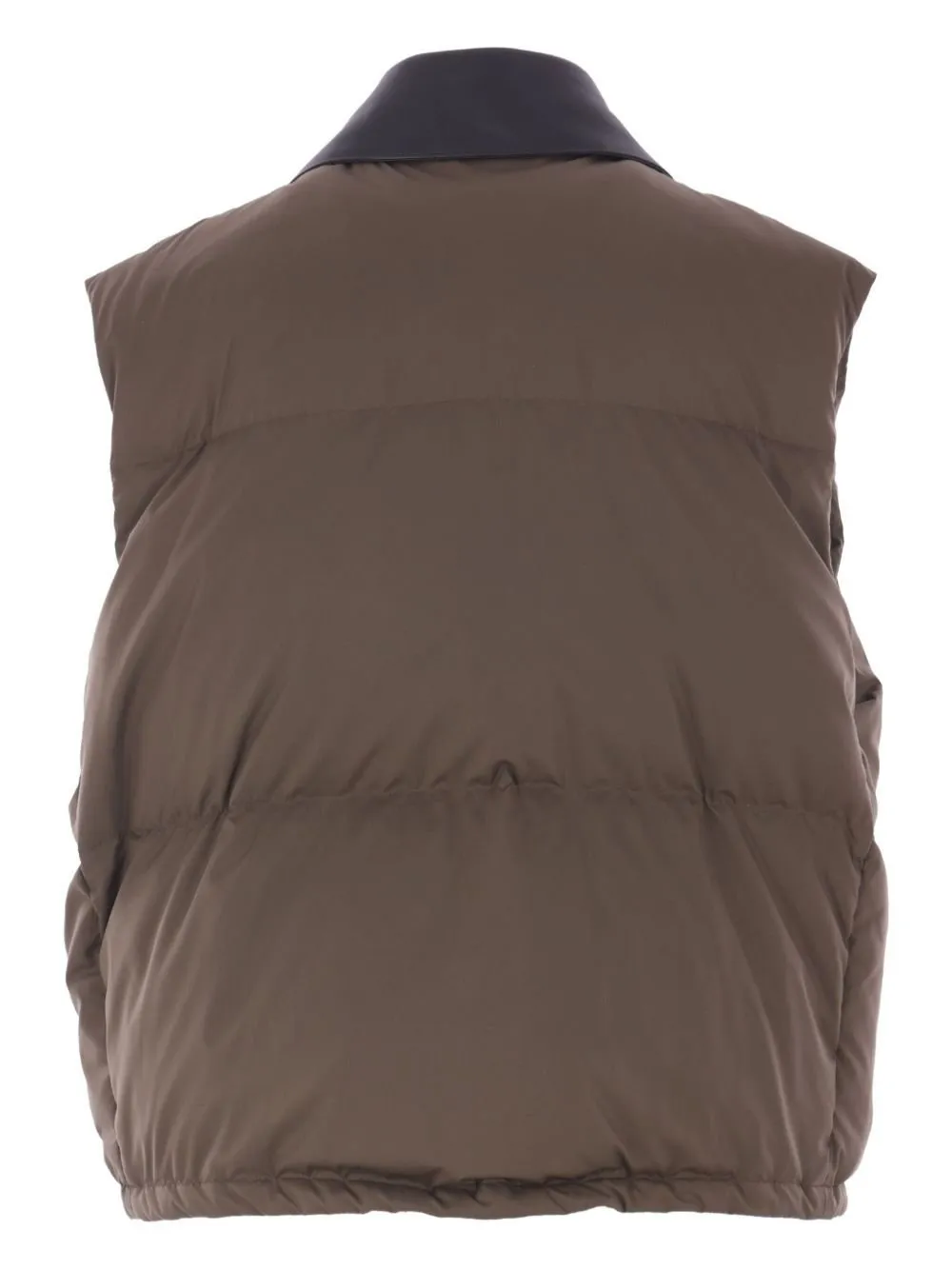 Miu Miu Button-Up Drawstring Gilet