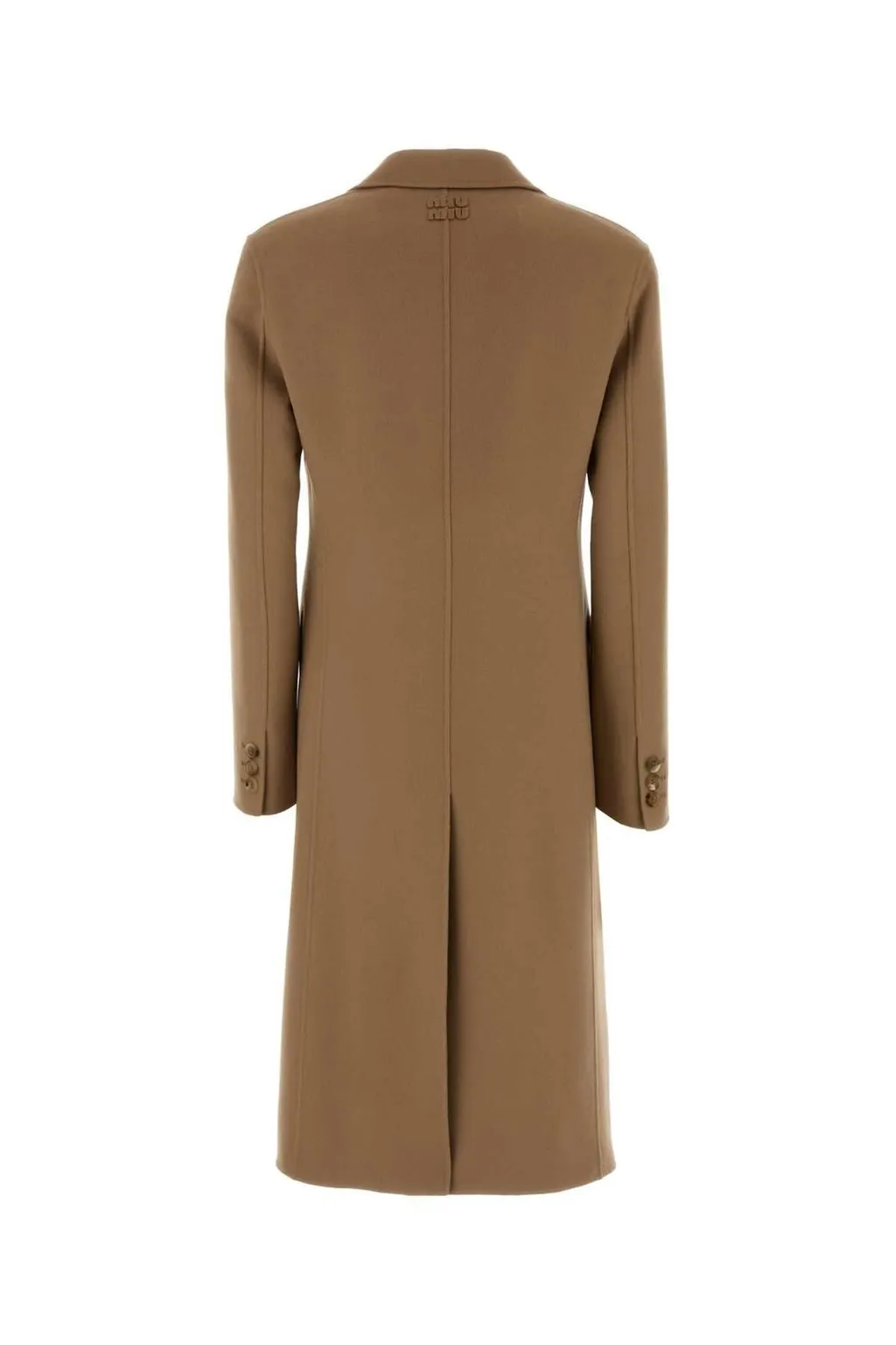 Miu Miu Single-Breasted Long Coat