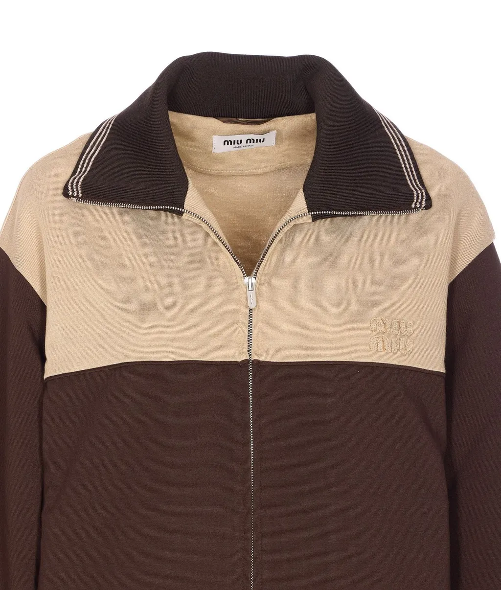 Miu Miu Zipped Sweatshirt