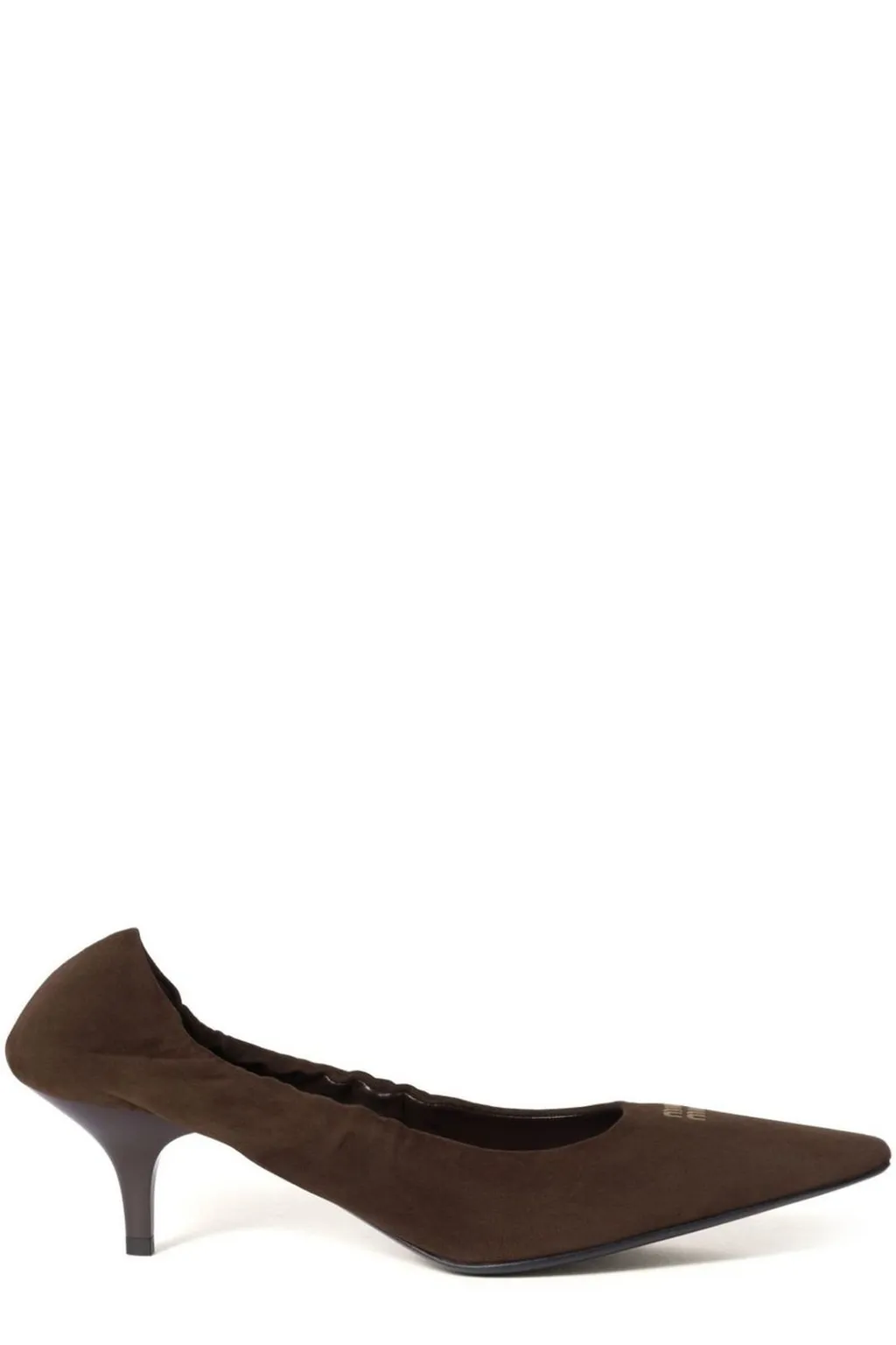 Miu Miu Ruched Slip-On Pumps