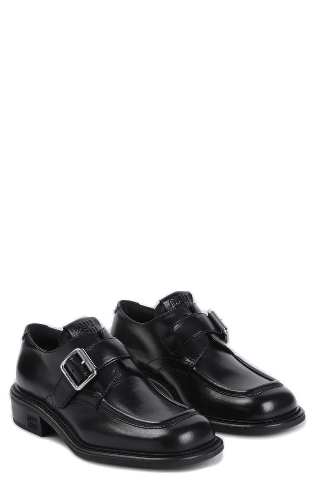 Miu Miu Logo-Embossed Loafers