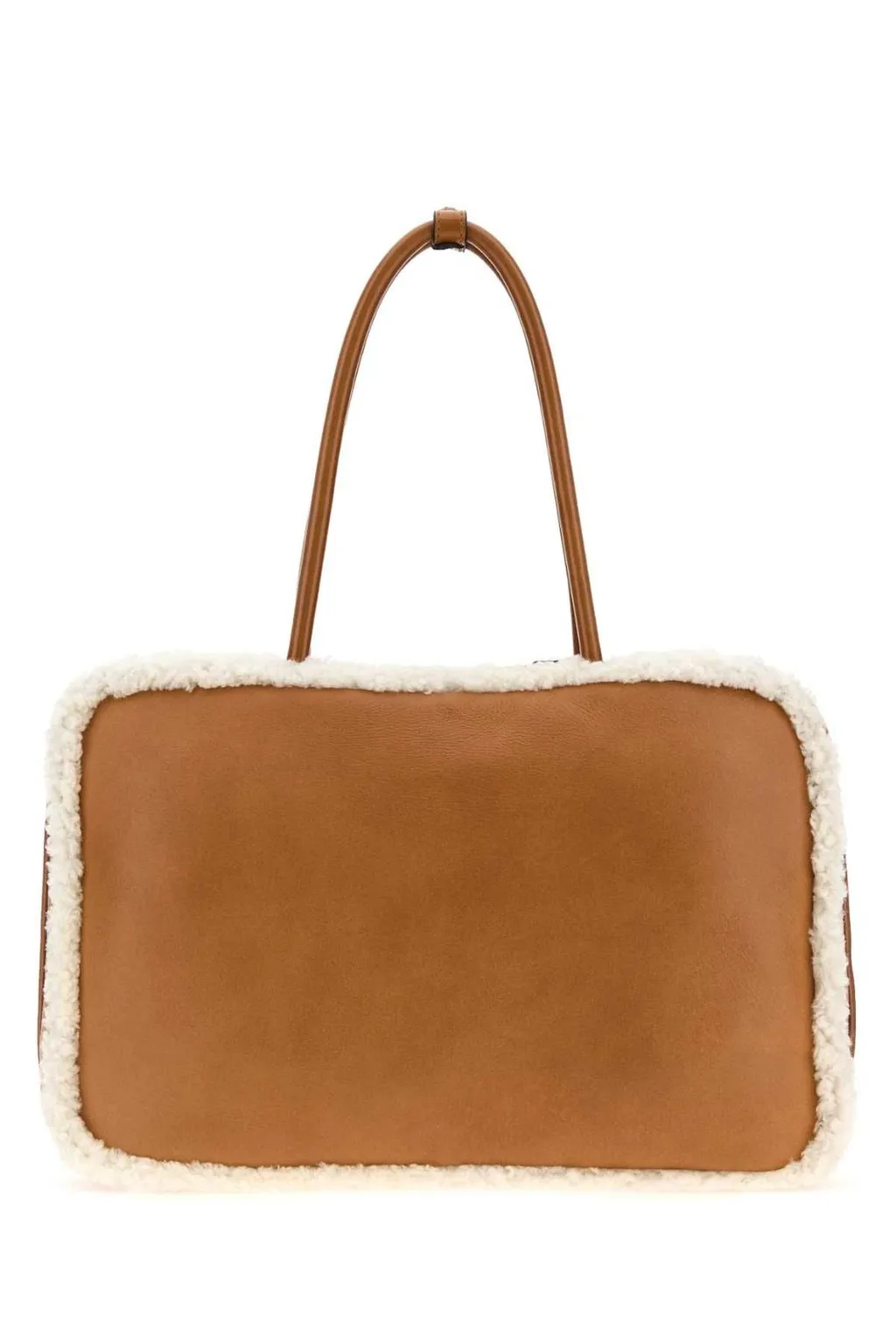 Miu Miu Logo-Detailed Zipped Tote Bag