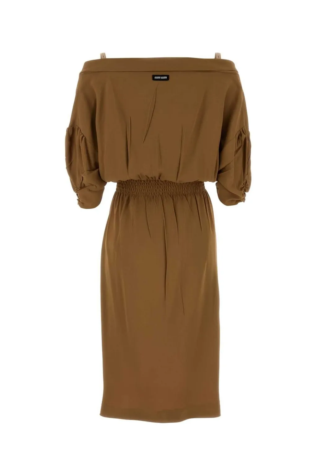 Miu Miu V-Neck Midi Dress