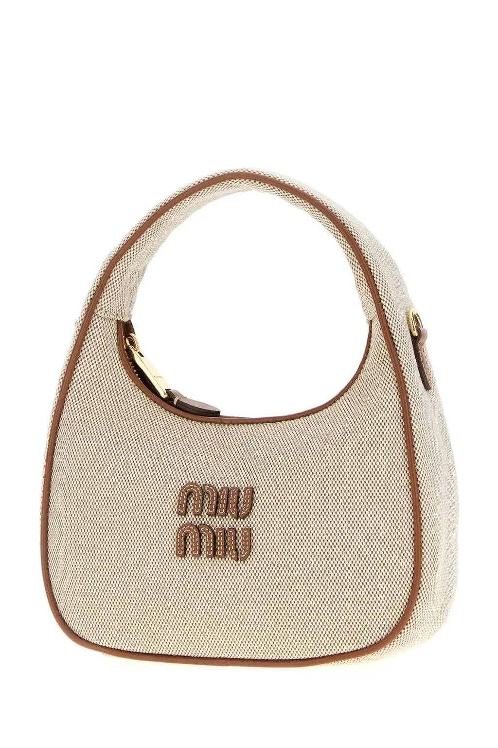 Miu Miu Logo-Detailed Zipped Handbag