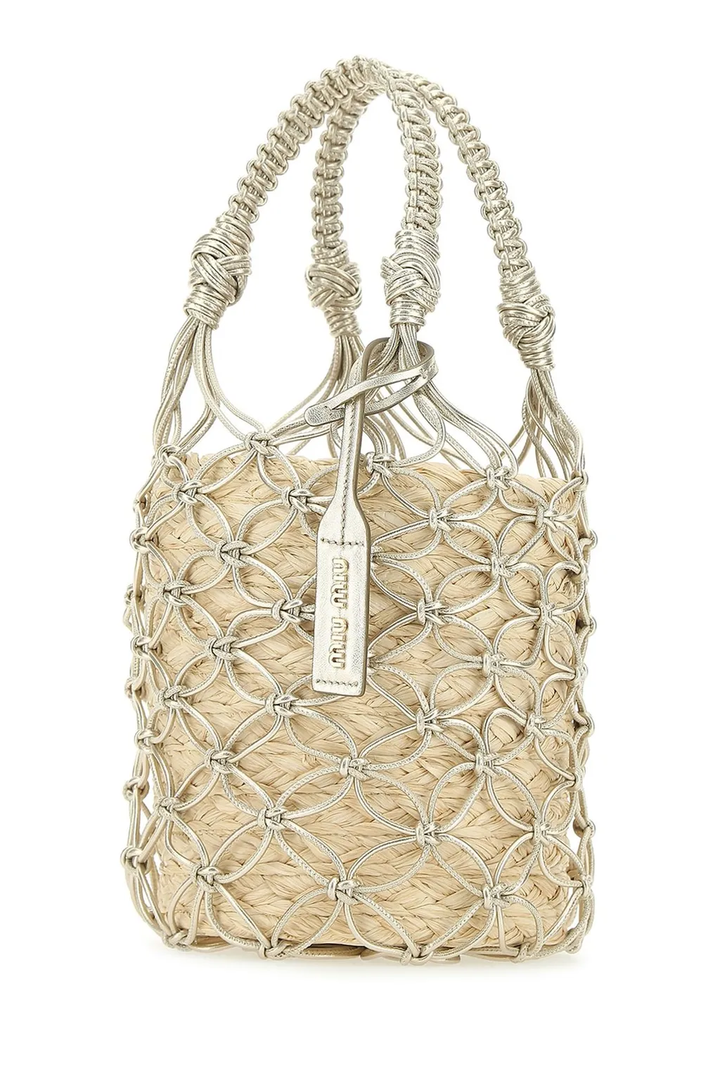 Miu Miu Woven Bucket Bag