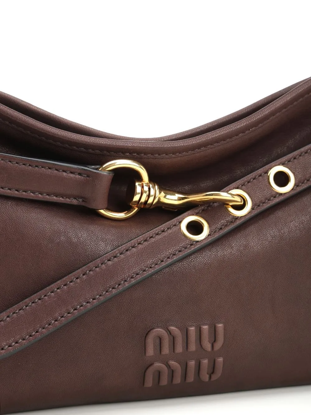 Miu Miu Aventure Zipped Shoulder Bag