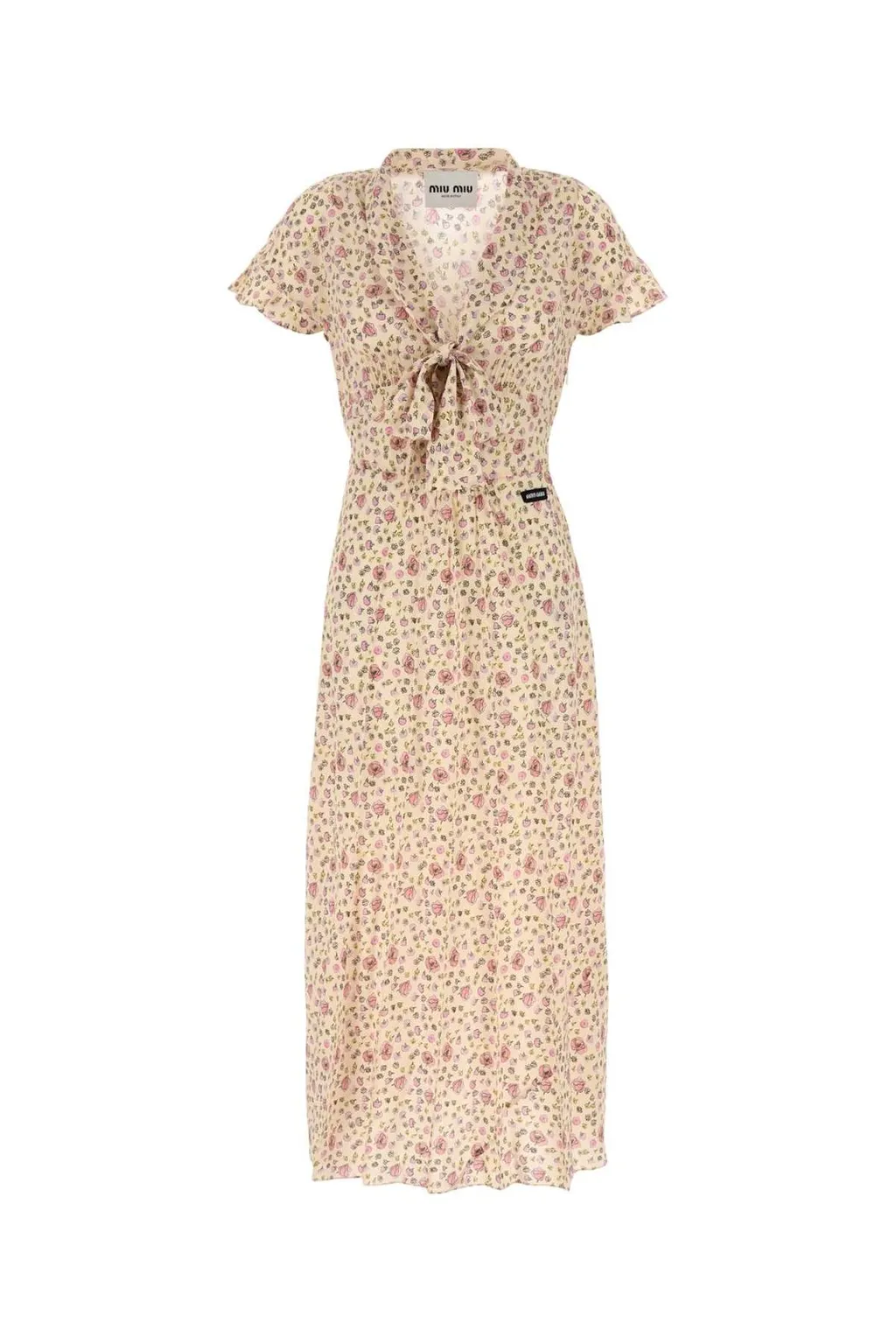 Miu Miu Floral-Printed Dress