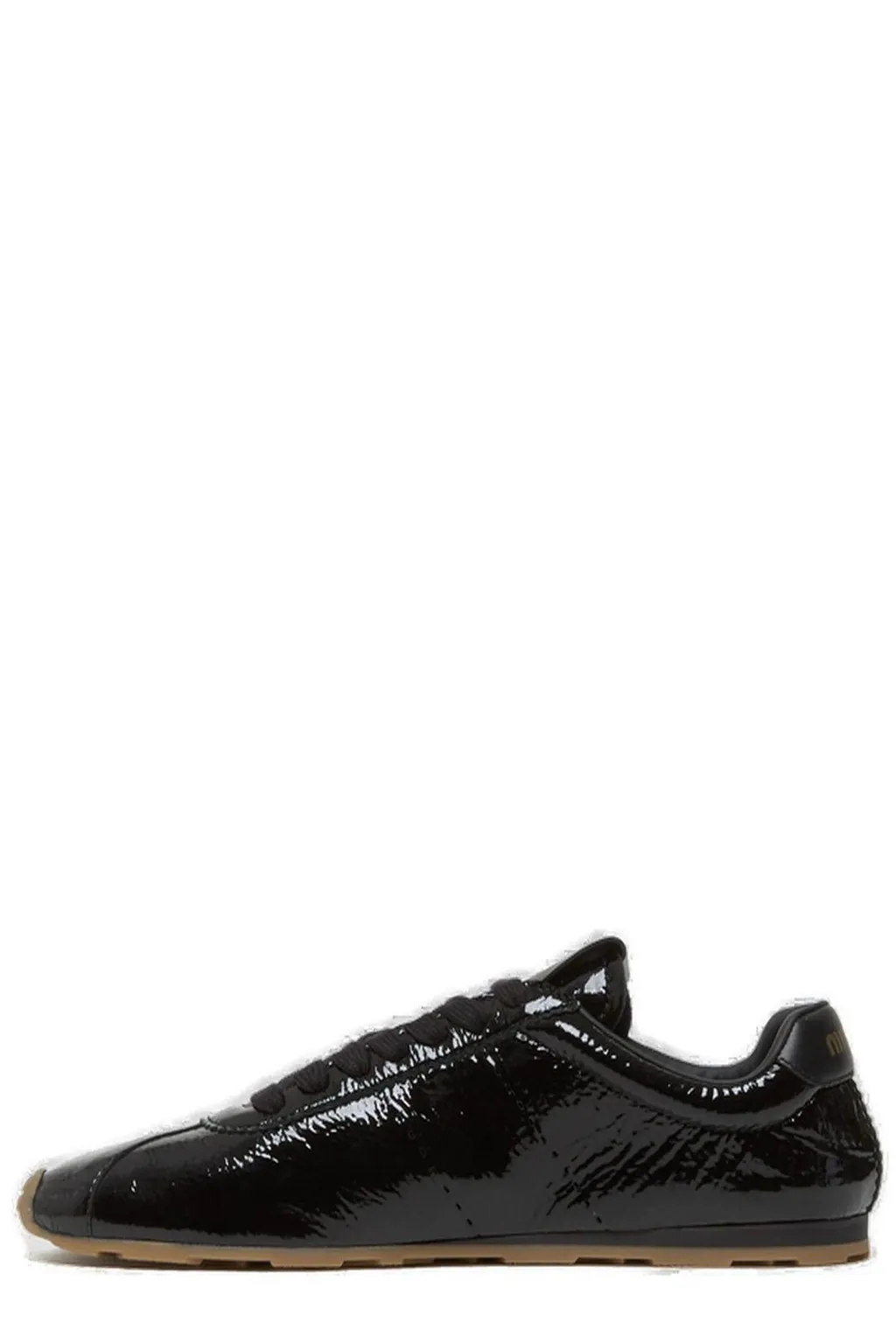 Miu Miu Logo-Printed Lace-Up Sneakers