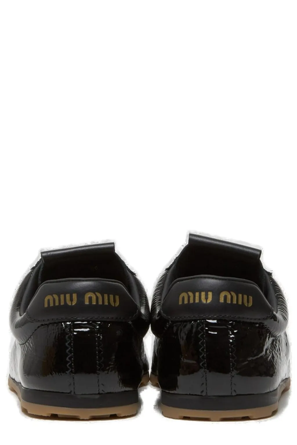 Miu Miu Logo-Printed Lace-Up Sneakers