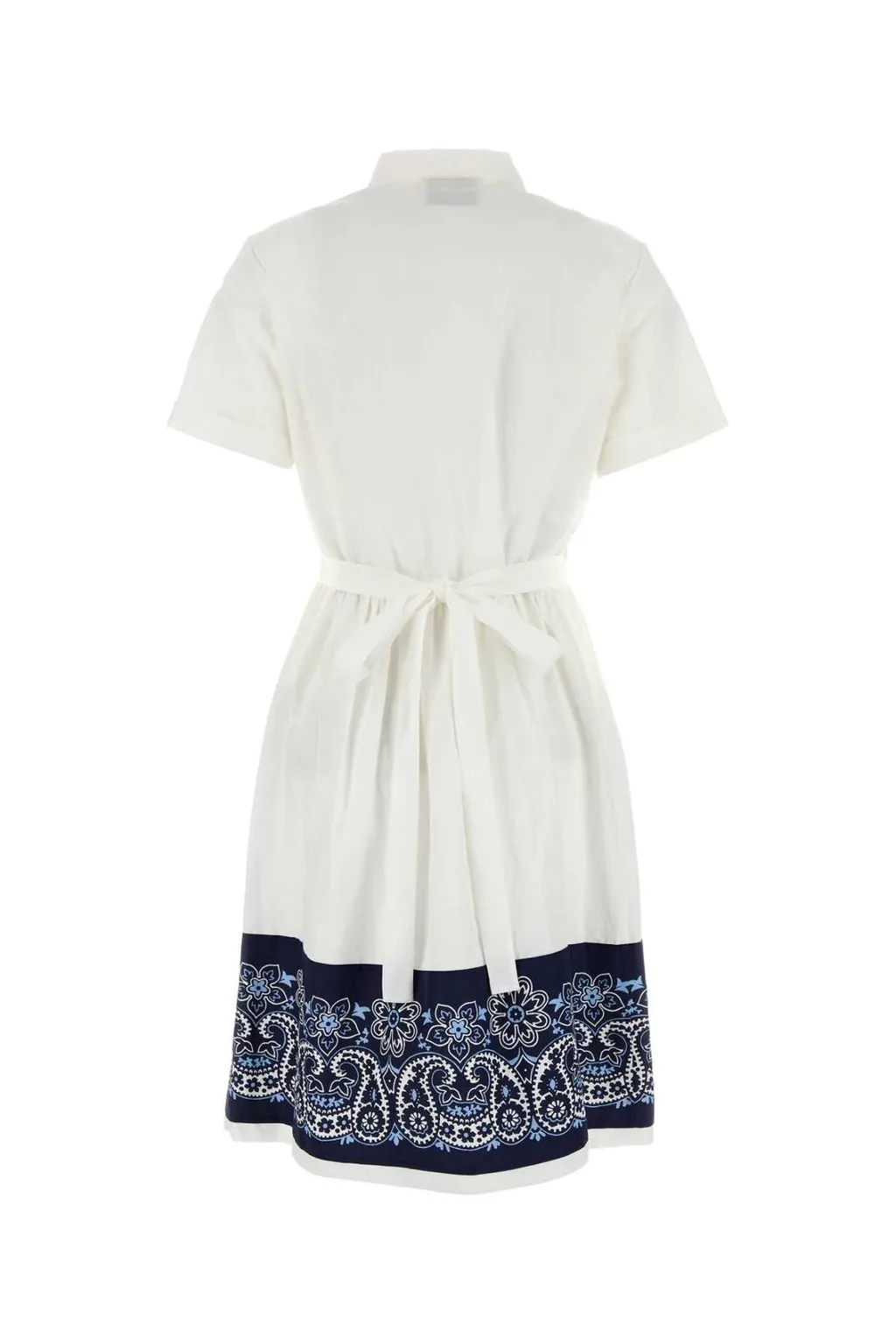 Miu Miu Bandana-Printed Poplin Midi Dress