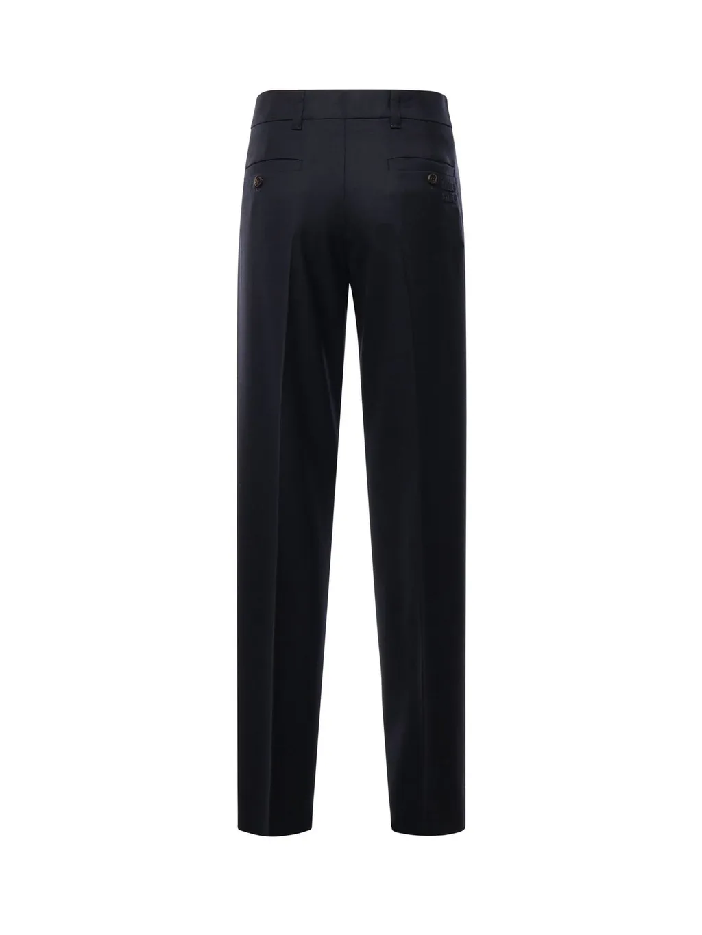 Miu Miu Logo-Patch Tailored Trousers