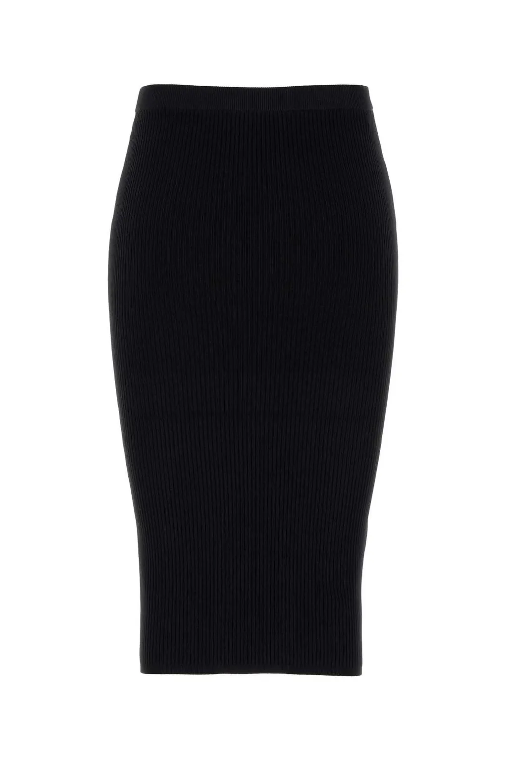 Miu Miu Logo-Embroidered Knitted Skirt