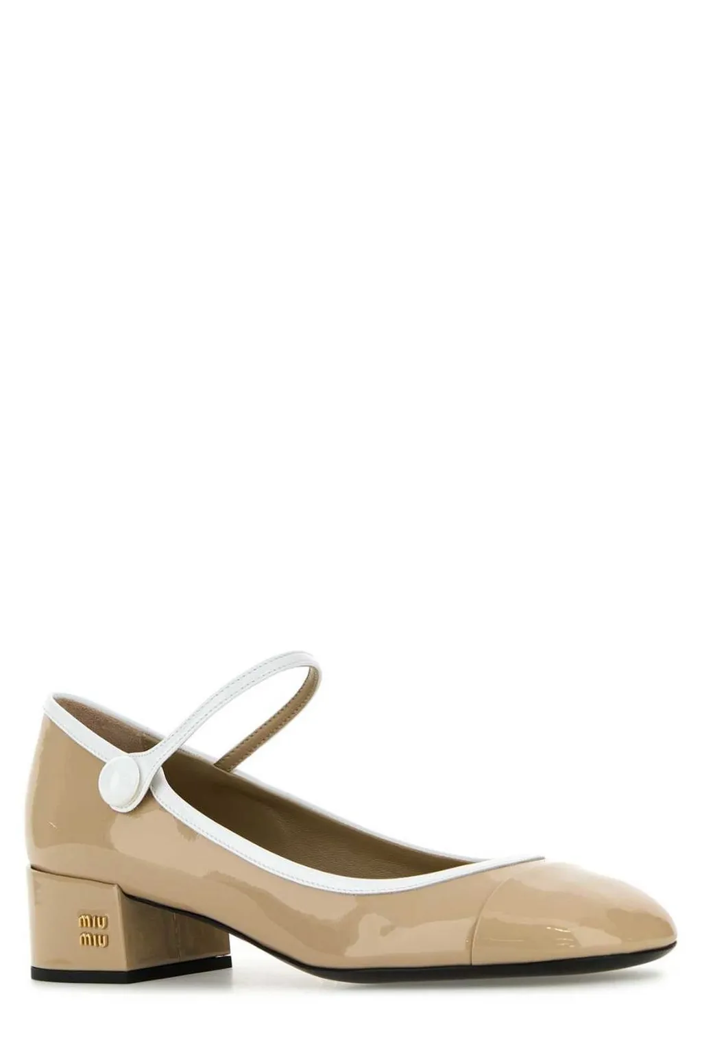 Miu Miu Logo-Lettering Pumps