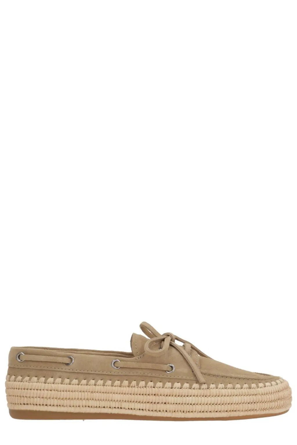 Miu Miu Lace-Up Boat Shoes
