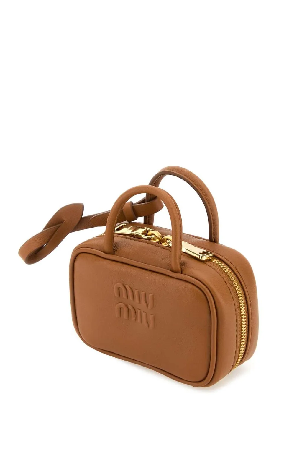 Miu Miu Logo-Embossed Trick Keychain