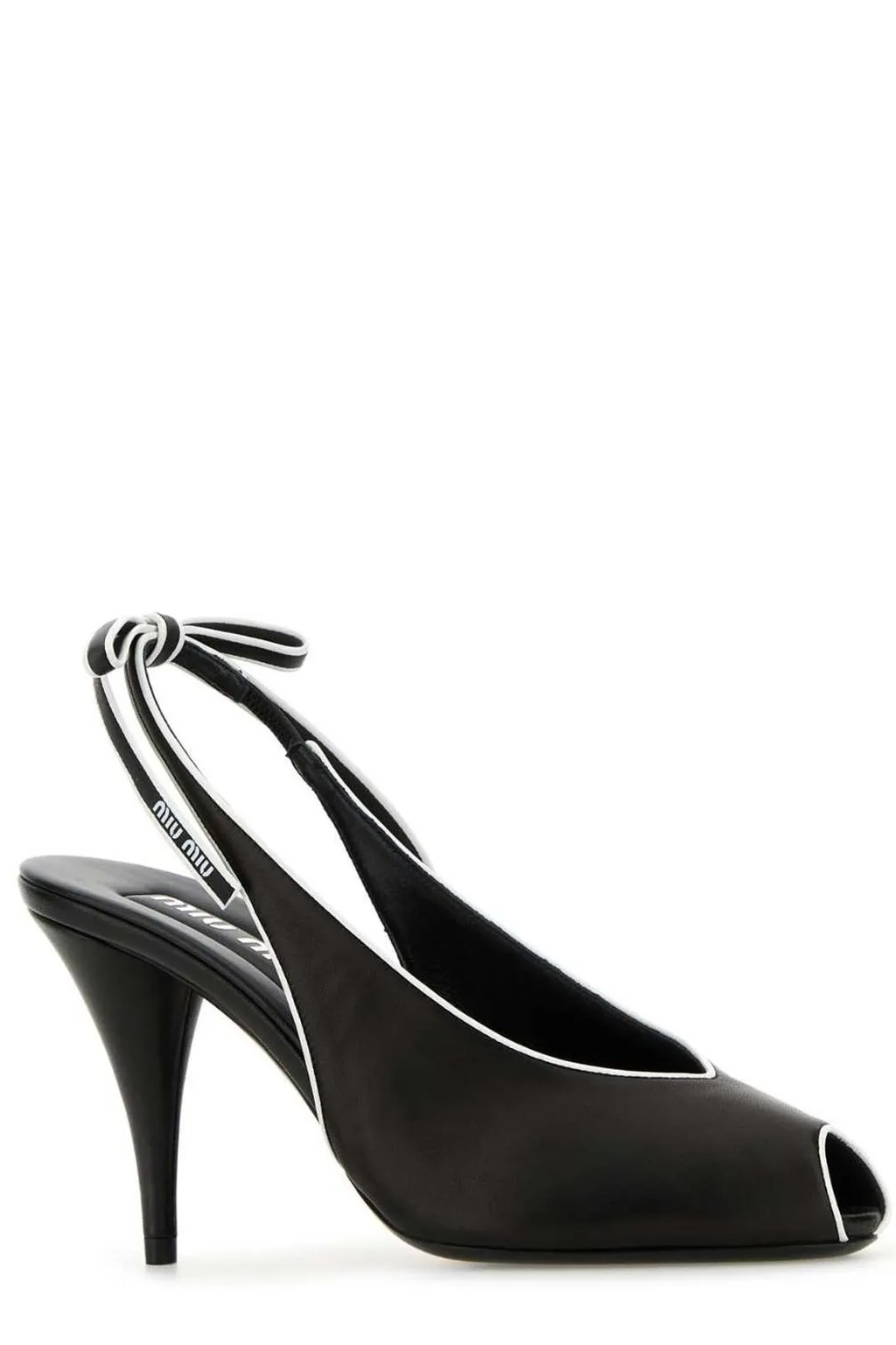 Miu Miu High-Heeled Slingback Sandals
