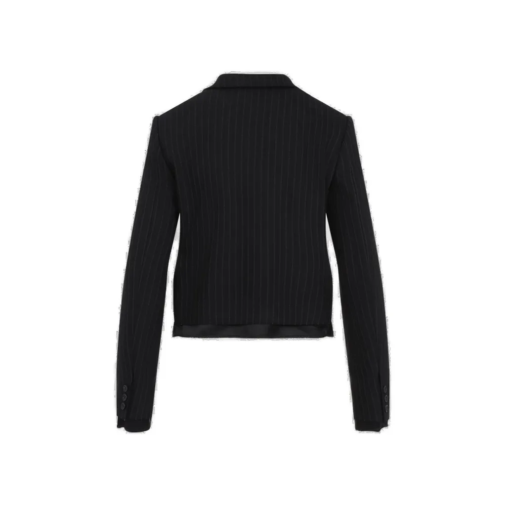 Miu Miu Striped Single-Breasted Jacket